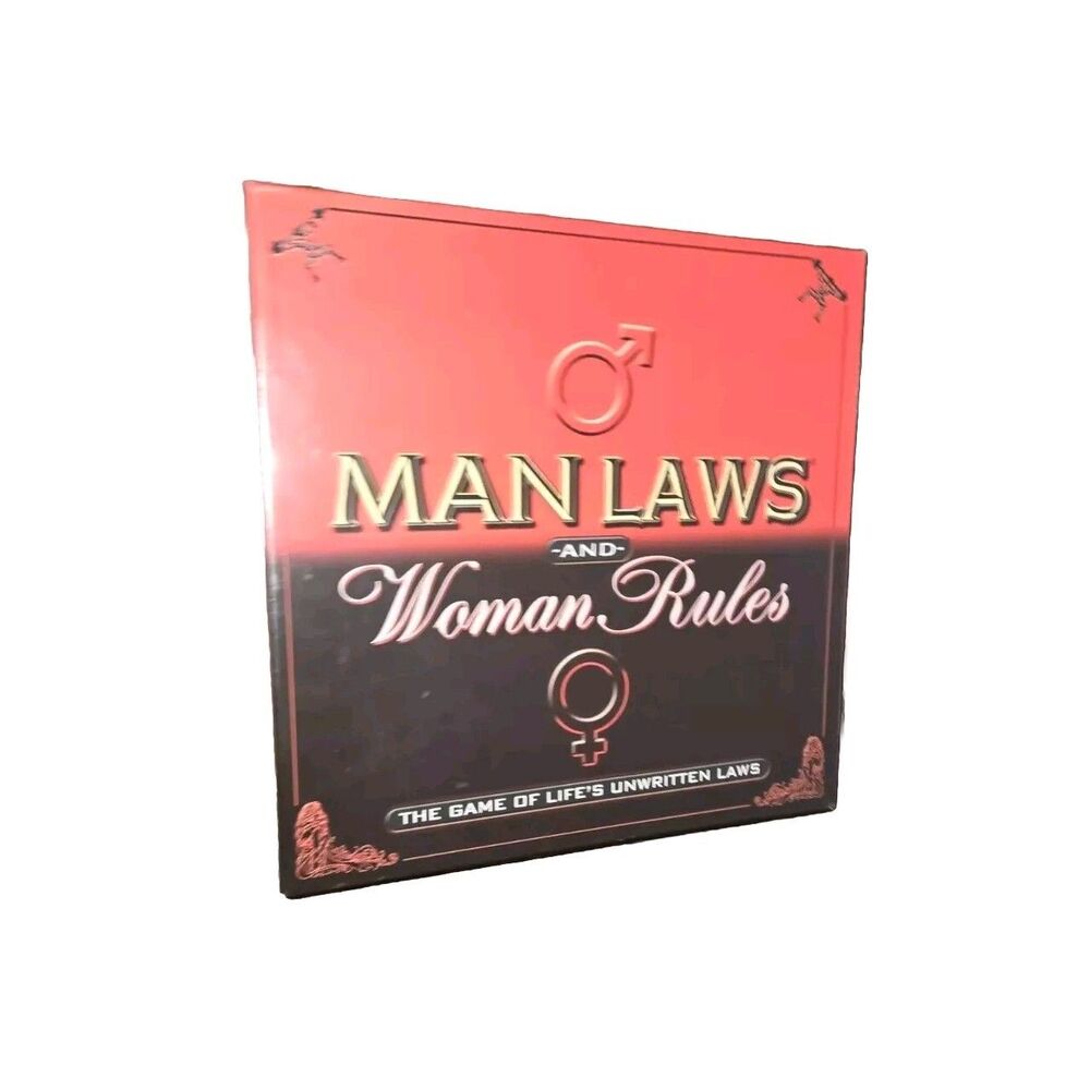 Man Laws and Woman Rules | Adult Board Game